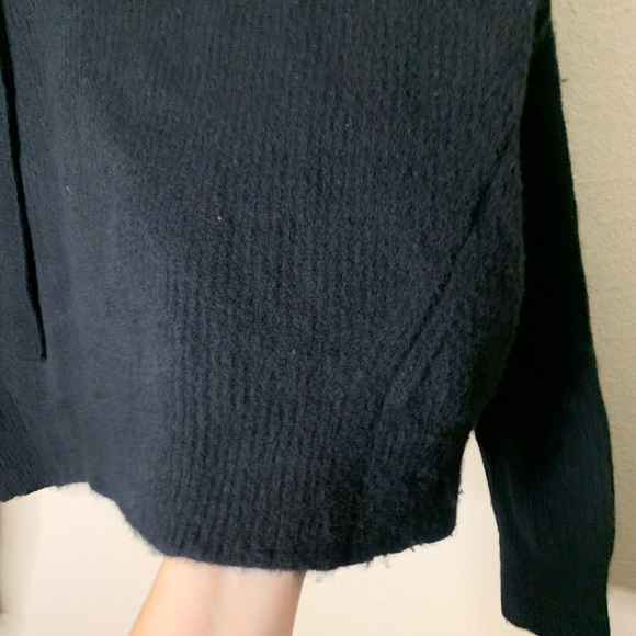 Zadig & Voltaire Kassy Wool Cashmere Lace Up Sweater M - Picture 9 of 13